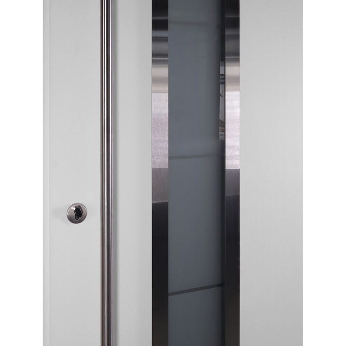 Belldinni Modern Front Steel Door Argos Antracit/White 37 2/5" X 81 1/2" + HARDWARE-Belldinni Inc.-Access Division