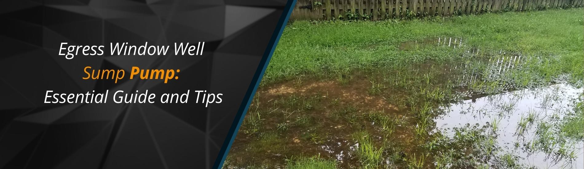 Egress Window Well Sump Pump Essential Guide and Tips — AccessDivision