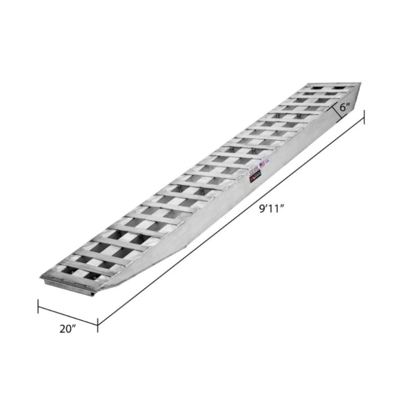 HD Ramps 10' L x 20" W Pin-On End Heavy Equipment Ramps dimensions
