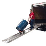 HD Ramps 12' x 26" Hook-End Aluminum Walk Ramp is in use