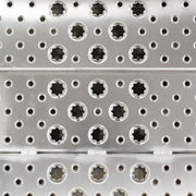 punch plate of the HD Ramps 14' x 26" Plate End  Aluminum Walk Ramp 