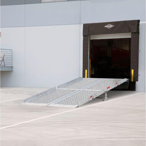 set up of the HD Ramps Aluminum Modular Mini Yard Ramp 
