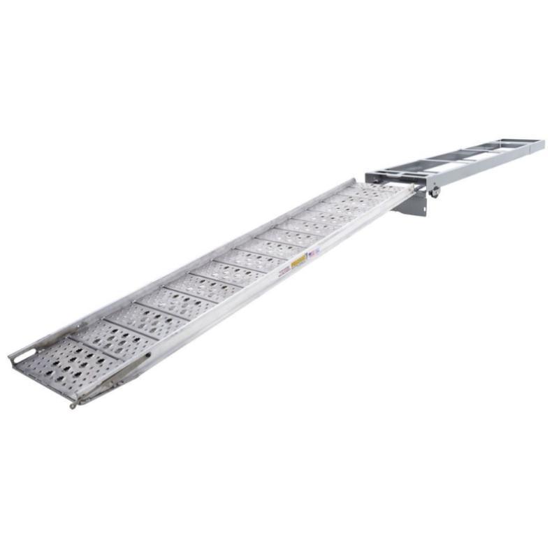 HD Ramps 16' Aluminum Slider Walk Ramp with Under-Truck Storage Bracket ramp outside
