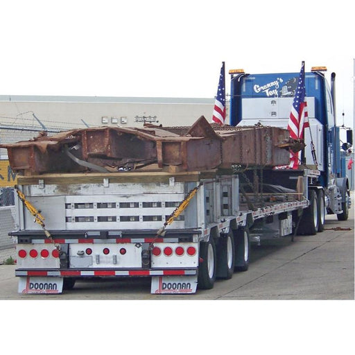 HD Ramps 16' L x 18" W 4 Bunk Load Leveler / 4 Ramp System for 18" H Step Deck Trailers ramp used as load leveler