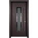 Belldinni Modern Front Steel Door Argos Brown/White 37 2/5" X 81 1/2" + HARDWARE-Belldinni Inc.-Access Division