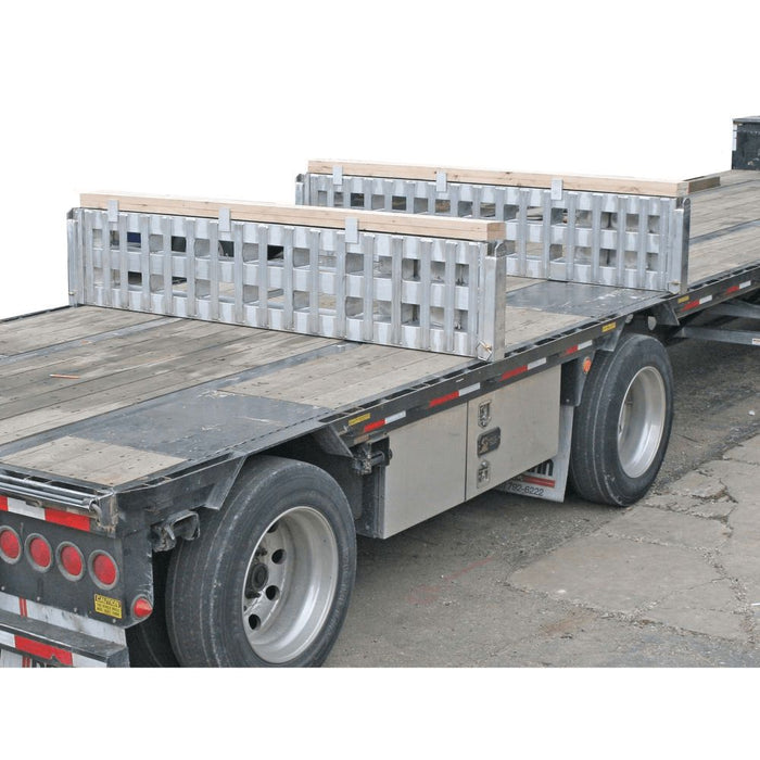 HD Ramps 8' L x 18" W 2 Bunk Load Leveler / 2 Ramp System for 18" H Step Deck Trailers - 23,500 lb. Capacity