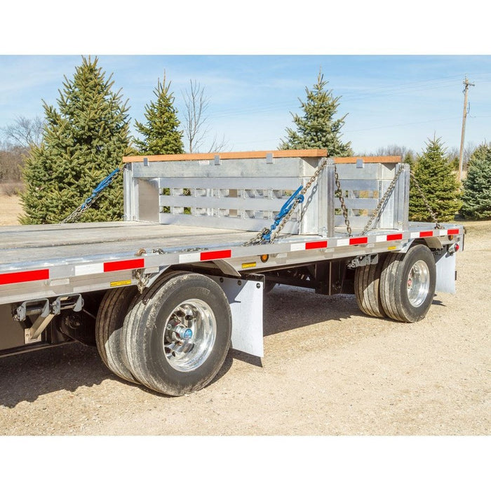 HD Ramps 8' L x 18" W 2 Bunk Load Leveler / 4 Ramp System for 24" H Step Deck Trailers - 23,500 lb. Capacity