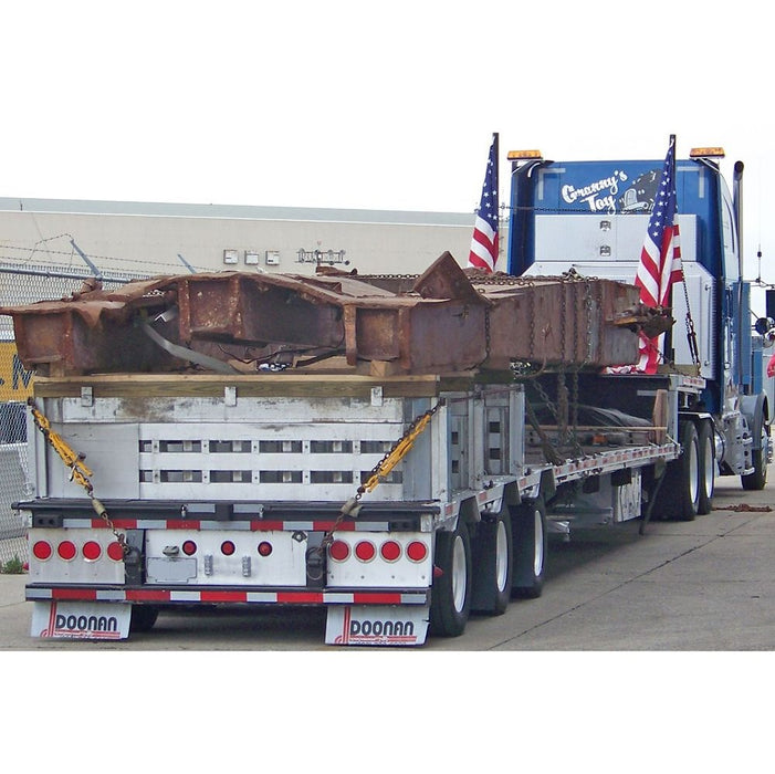 HD Ramps 16' L x 18" W 4 Bunk Load Leveler / 4 Ramp System for 22" H Step Deck Trailers - 23,500 lb. Capacity