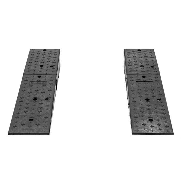 Guardian Rubber Dual Wedge Shipping Container Ramps - 49" x 11" - 20,000 lbs Capacity