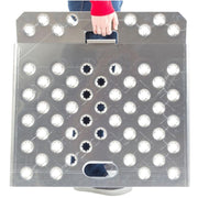 Guardian 27" x 27" Heavy-Duty Aluminum Curb Ramp with EZ-Traction hand carry
