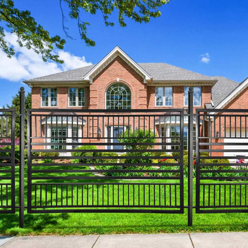 Aleko 2-Panel Fence Kit - BARCELONA Style - 8x5 ft.