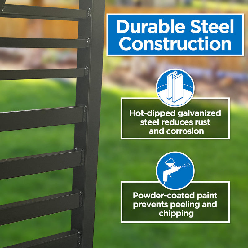 Aleko 2-Panel Fence Kit - BARCELONA Style - 8x5 ft.