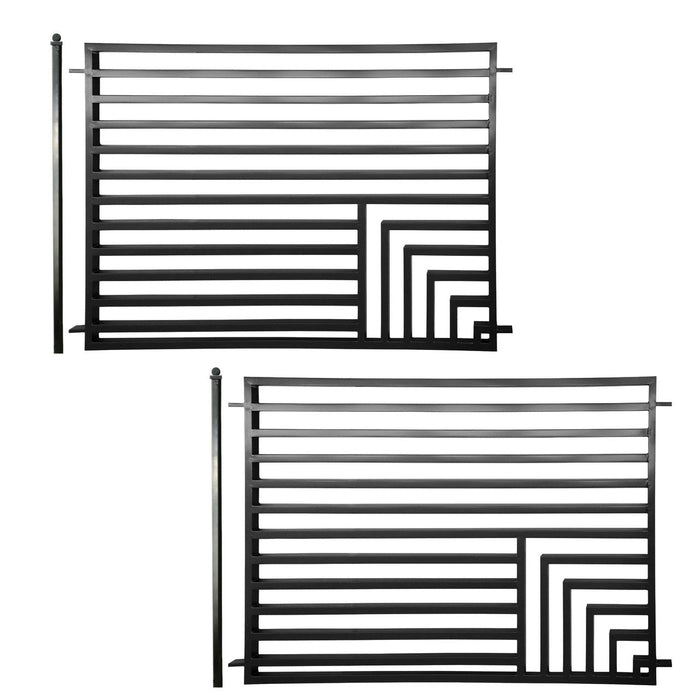 Aleko 2-Panel Fence Kit - FLORENCE Style - 8x5 ft.