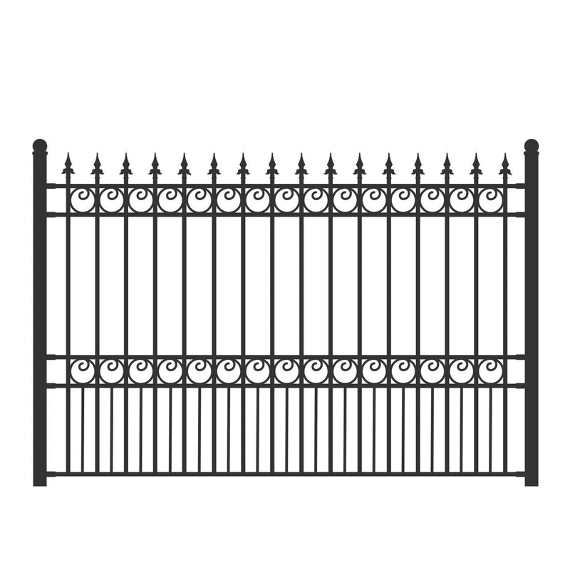 Aleko 2-Panel Fence Kit - LONDON Style - 8x5 ft. Each