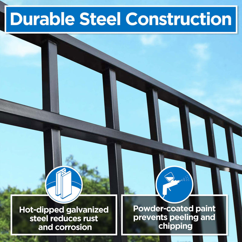 Aleko 2-Panel Fence Kit - MADRID Style - 8x5 ft. Each