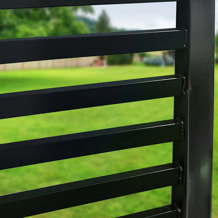 Aleko 2-Panel Fence Kit - MILAN Style - 8x5 ft. Each