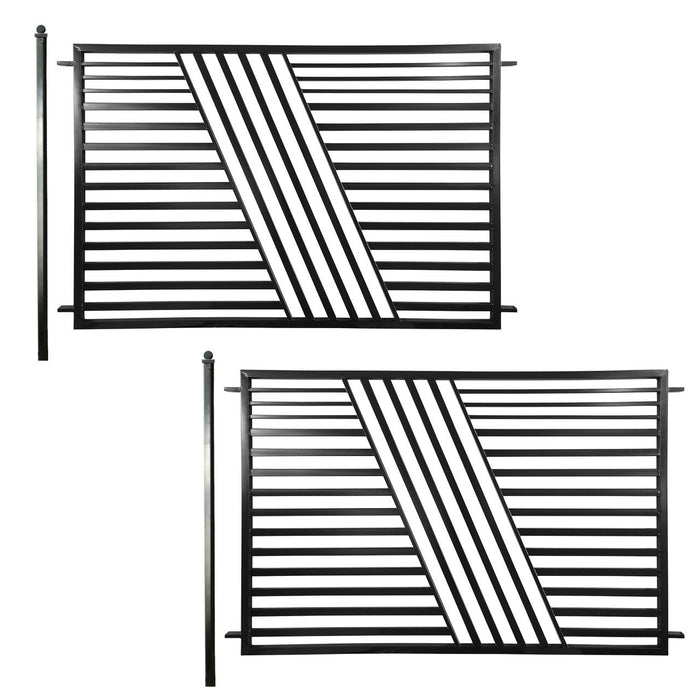 Aleko 2-Panel Fence Kit - SOFIA Style - 8x5 ft. Each