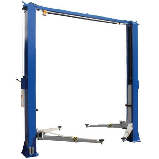 ATD 2P11BS Two Post Clear Floor Lift 11,000 lb Capacity Asymmetric