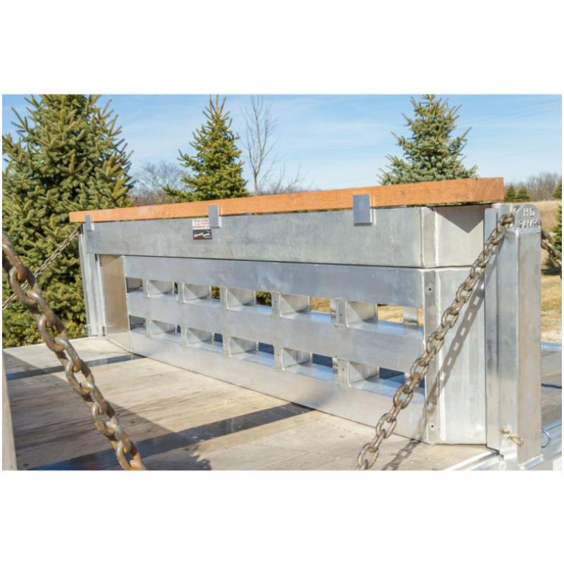 load leveler assembled HD Ramps 2 Bunk Load Leveler / 2 Ramp System 8'x18" for 24" H Step Deck Trailers