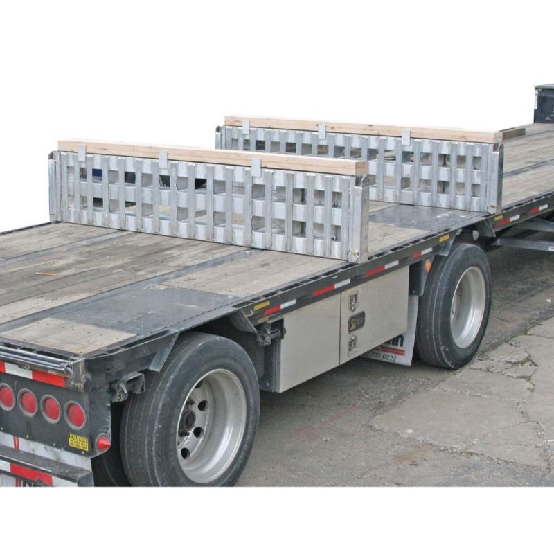 HD Ramps 2 Bunk Load Leveler / 2 Ramp System 8'x20" for 20" H Step Deck Trailers is assembled as load leveler