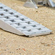 pin on end of the HD Ramps 2 Bunk Load Leveler / 4 Ramp System 16'x20" for 20" H Step Deck Trailers