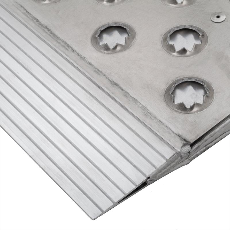 knife foot of the HD Ramps 36"x36" Punch Plate Shipping Container Ramps