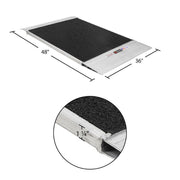 dimensions of the HD Ramps 48"x36" Grit-Coat Shipping Container Ramps