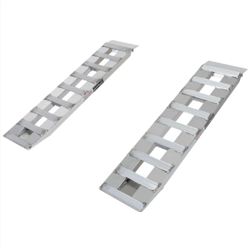 HD Ramps 4' x 12" Hook & Plate Hybrid End Aluminum Car Trailer Ramps 3,000 lbs Capacity
