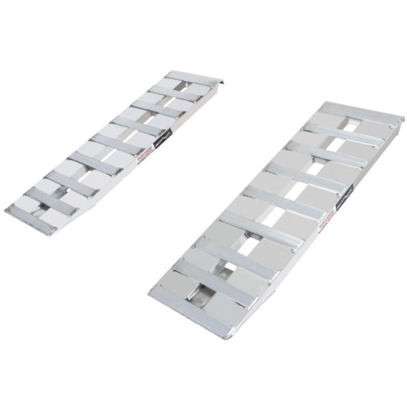 HD Ramps 4' x 15" Aluminum Hook End Car Trailer Ramps 5000 lbs Capacity