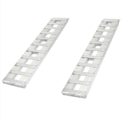 HD Ramps 5' x 12" Hook & Plate Hybrid End Aluminum Car Trailer Ramps 3000 lbs Capacity
