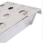 hook end of the HD Ramps 6' x 15" EZ Traction Aluminum Hook End Car Trailer Ramps 4000 lbs Capacity