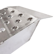 plate end of the HD Ramps 7'10" EZ Traction Aluminum Plate End Car Trailer Ramps 5,000 lb. Capacity