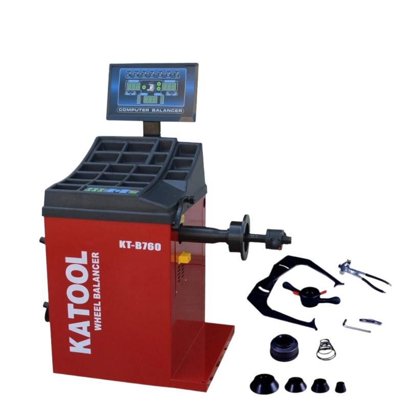removed wheel clamp parts of the KATOOL KT-B760 Wheel Balancer 30" Max Rim Diameter ±1g Accuracy
