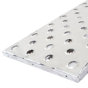 stub foot of the HD Ramps 8' L x 18" W EZ Traction Aluminum Hook End Car Trailer Ramps 5,000 lb. Per Axle Capacity 