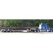 HD Ramps 8' L x 18" W Load Leveler and Ramp System for 18" H Step Deck used as load leveler truck side view
