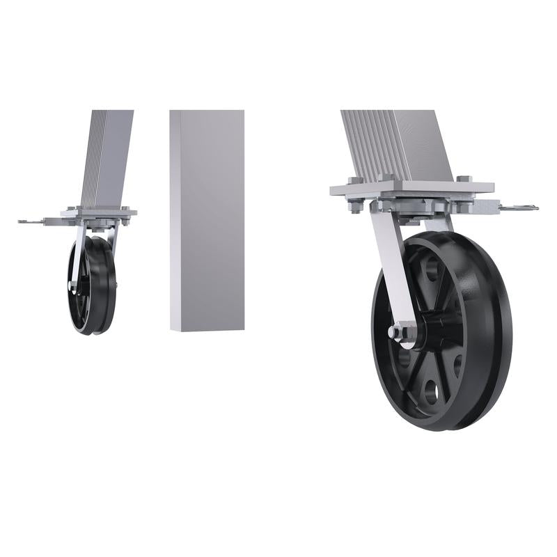 Vestil aluminum gantry crane - casters