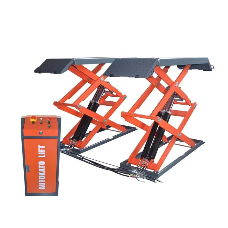 control unit of the KATOOL KT-X95 Full Rise Scissor Lift – Flush-Mount 8000 lb Capacity Lift with CE Certification and Space-Saving Design
