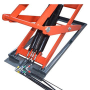 hydraulic system of the KATOOL KT-X95 Full Rise Scissor Lift – Flush-Mount 8000 lb Capacity Lift with CE Certification and Space-Saving Design
