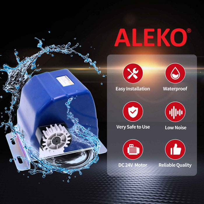 Aleko Sliding Gate Opener - AR900 - Solar Kit 60W