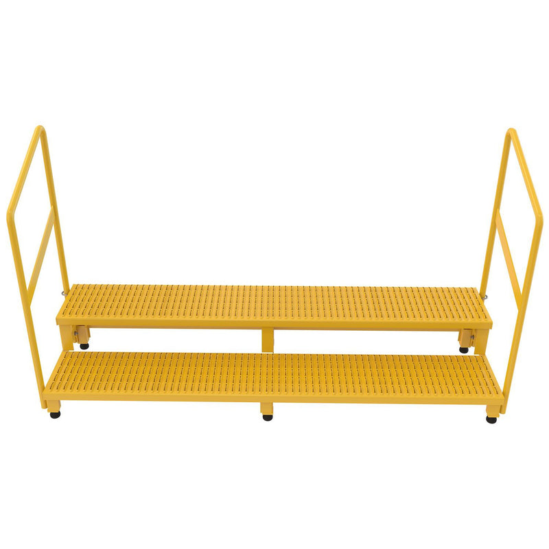 Vestil Steel Adjustable Step Mate Stand 2 Step ASP-72-HR