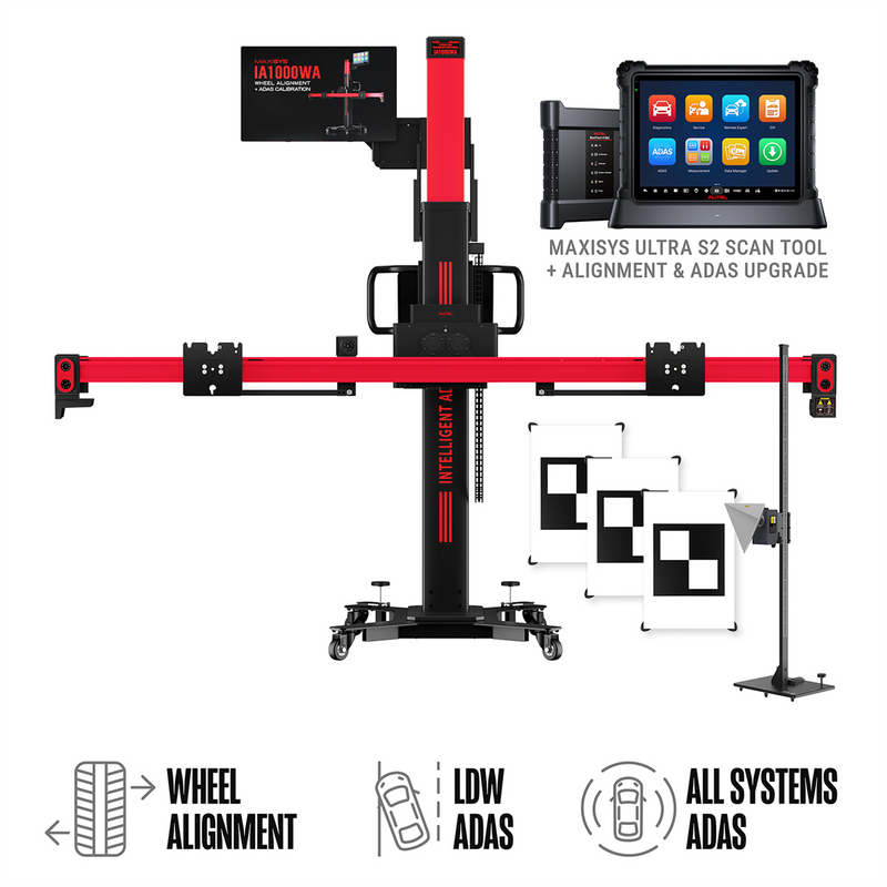Autel MaxiSYS IA1000AST All Systems ADAS calibration and wheel alignment package
