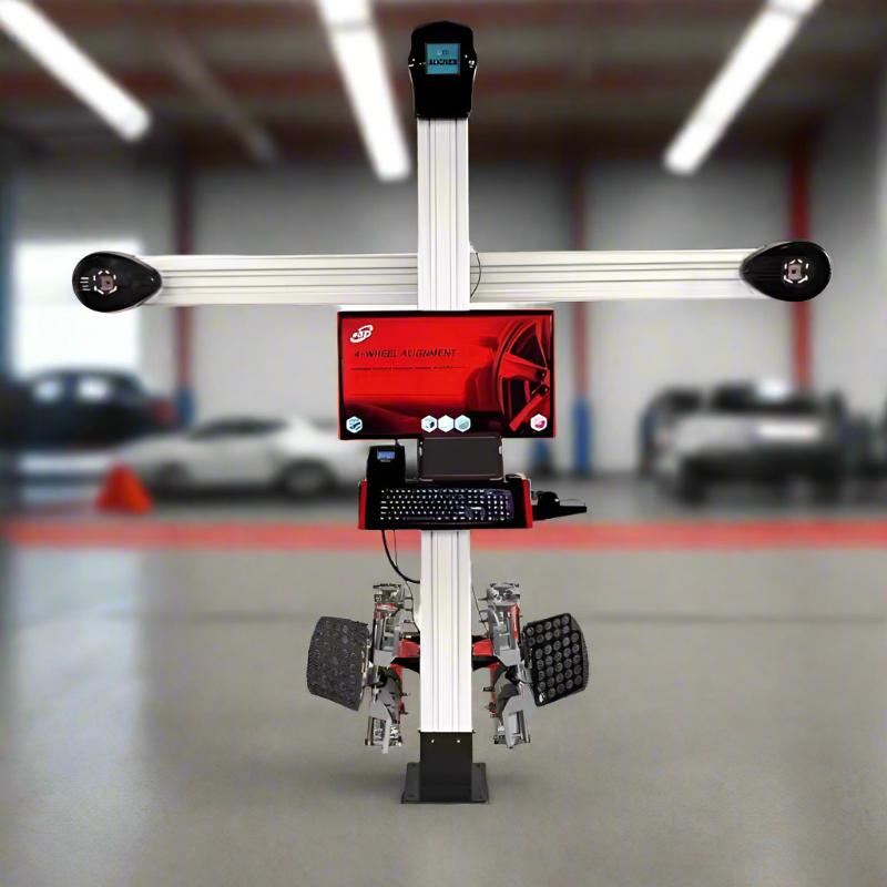 KATOOL AV6 Pro 3D Wheel Alignment Machine – Auto-Tracking Dual-Camera System for 2-Post & Scissor Lifts, Android/iOS-Compatible
