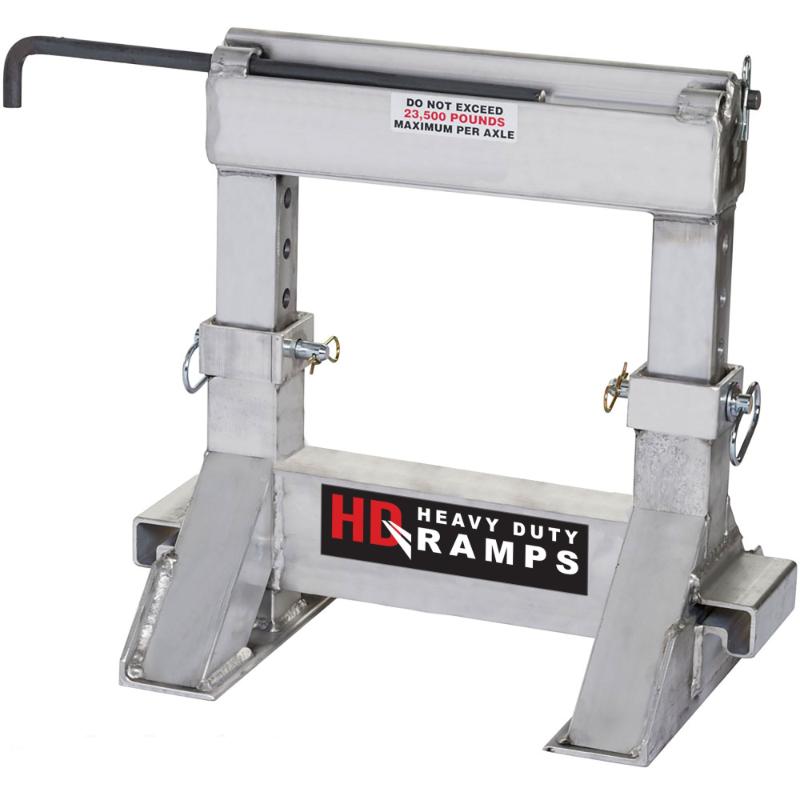HD Ramps Adjustable Heavy-Duty Lower Ramp Support Stands capacity