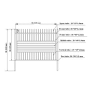 Aleko Berlin fence kit technical specifications