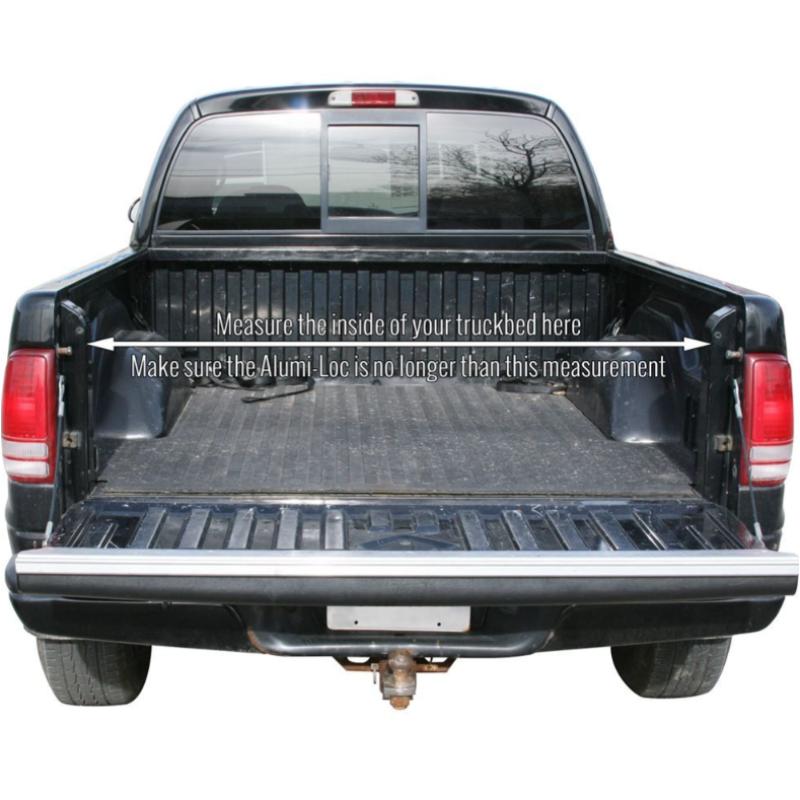 HD Ramps Alumi-Loc 5' Ramp Attaching System mounted on the truck bed
