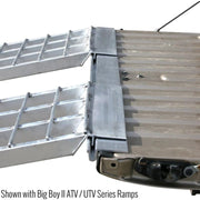 HD Ramps Alumi-Loc 5' Ramp Attaching System shown with big boy II ATV/UTV Series ramps
