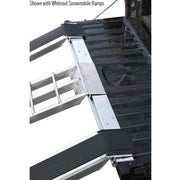 HD Ramps Alumi-Loc 5' Ramp Attaching System shown with whiteout snowmobile ramps
