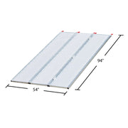 Black Widow Aluminum Extra-Wide Punch Plate Folding ATV Ramp dimensions and measurements
