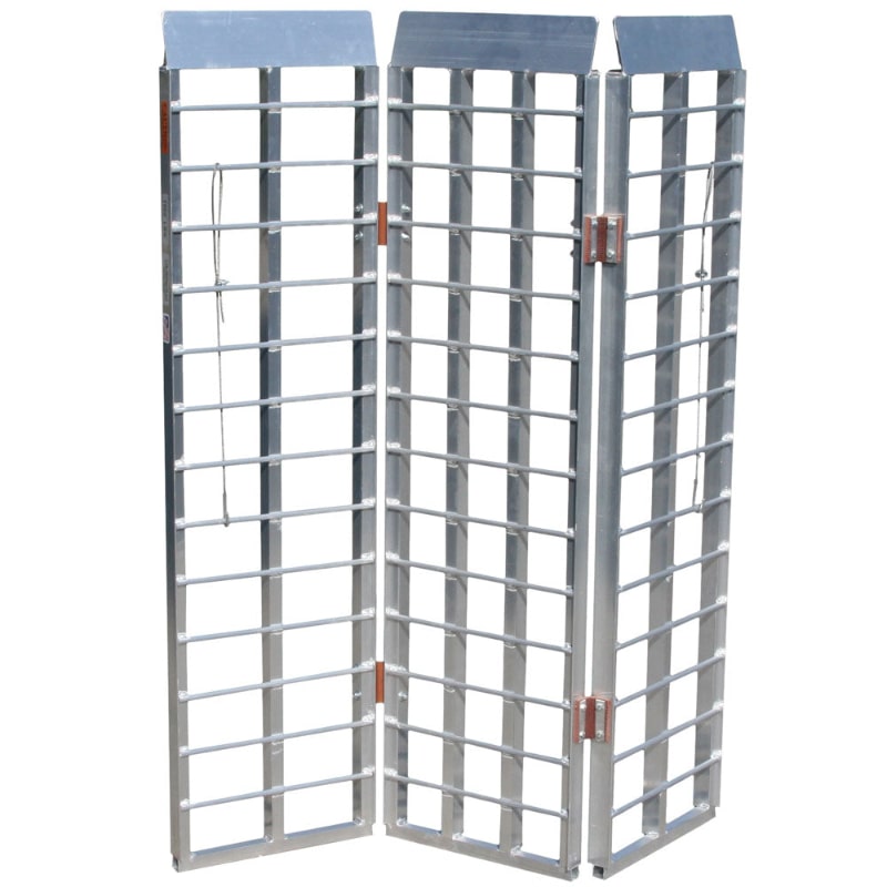 Black Widow Aluminum Folding Motorcycle Trailer Ramp 
