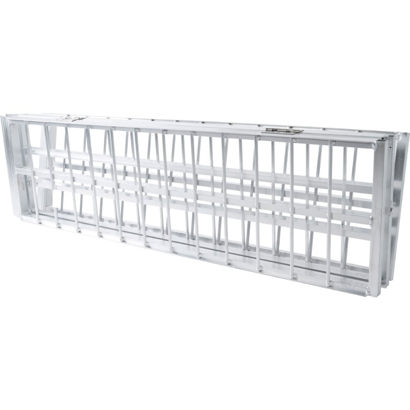 Black Widow Aluminum Folding Motorcycle Trailer Ramp folded